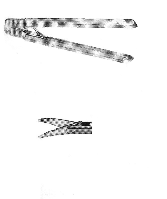 İZOLESİZ MAKAS I MODEL SAPLI  ÇAP : 5MM L:43CM